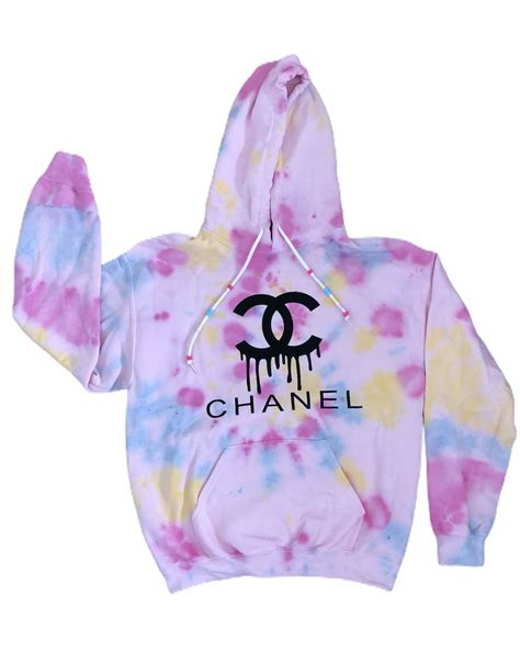 chanel tie dye hoodie men's|Chanel Tie Dye Hoodie .